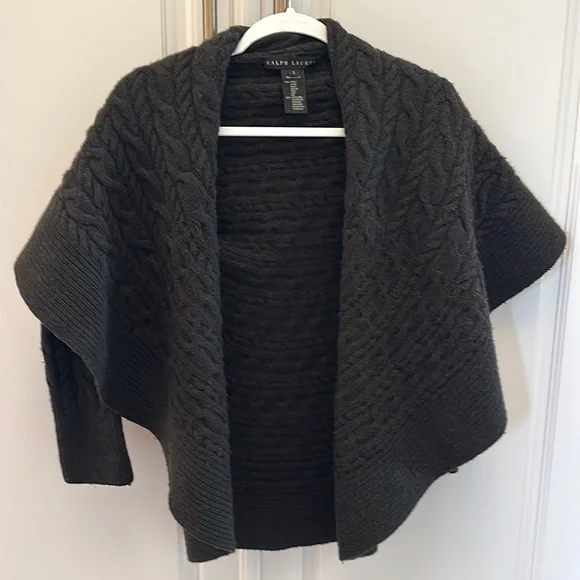 Ralph Lauren Black Label circle Cardigan Olive Green S but close to XS fit.